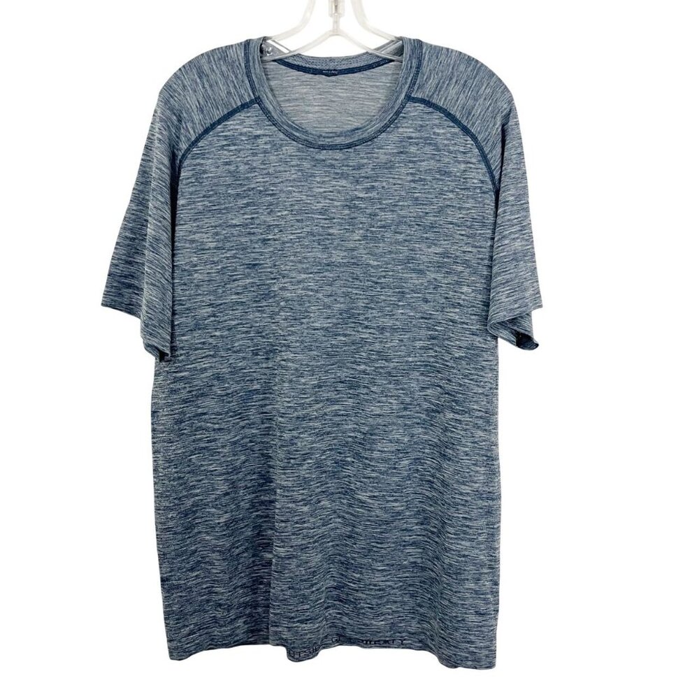 Lululemon Men's Swiftly Tech Short‎ Sleeve Crewneck Athletic Tee Blue Size XL